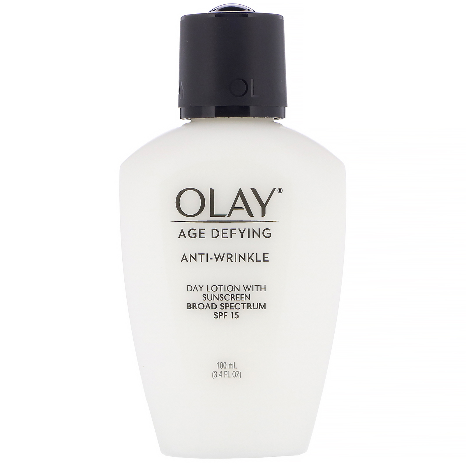 Comprar Olay, Anti-idade, Antirrugas, Loção de uso diário com protetor solar, FPS 15, 100 ml (3,4 fl oz)