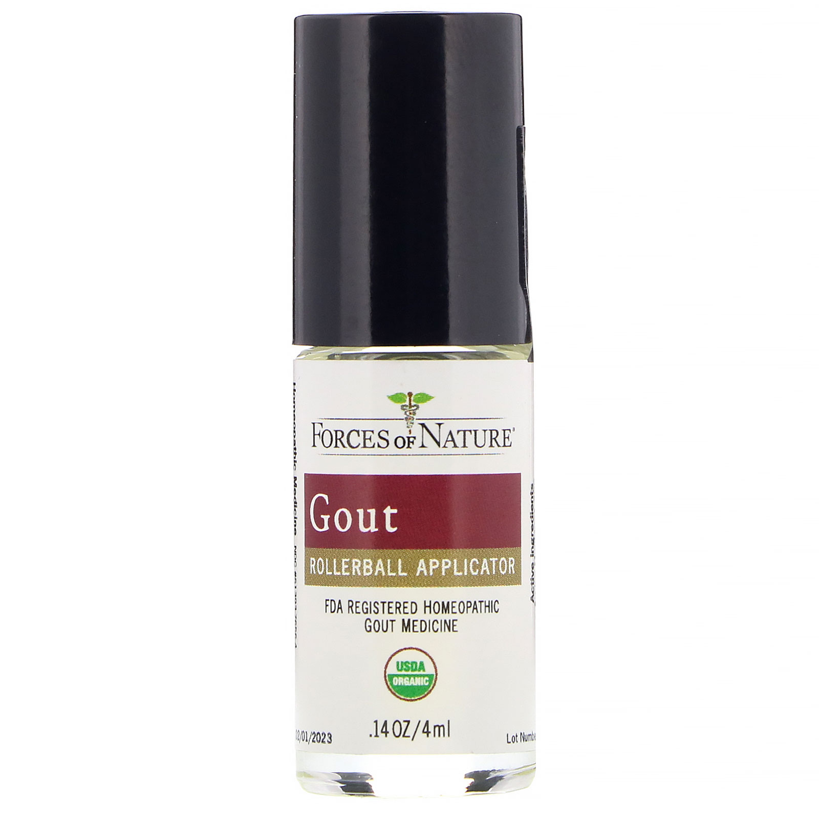Comprar Forces of Nature, Roll-on para Controle das Dores de Gota, 4 ml (0,14 oz) - Imagem 3