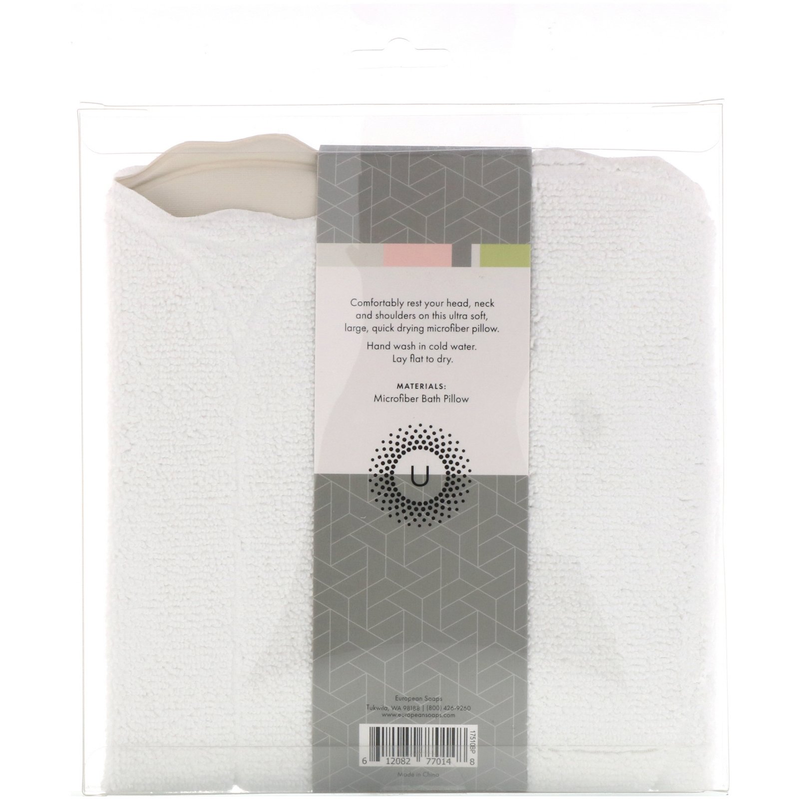Comprar European Soaps, Urbana, Spa Prive, Almofada para Banho de Microfibra, 1 Almofada para Banho - Imagem 2