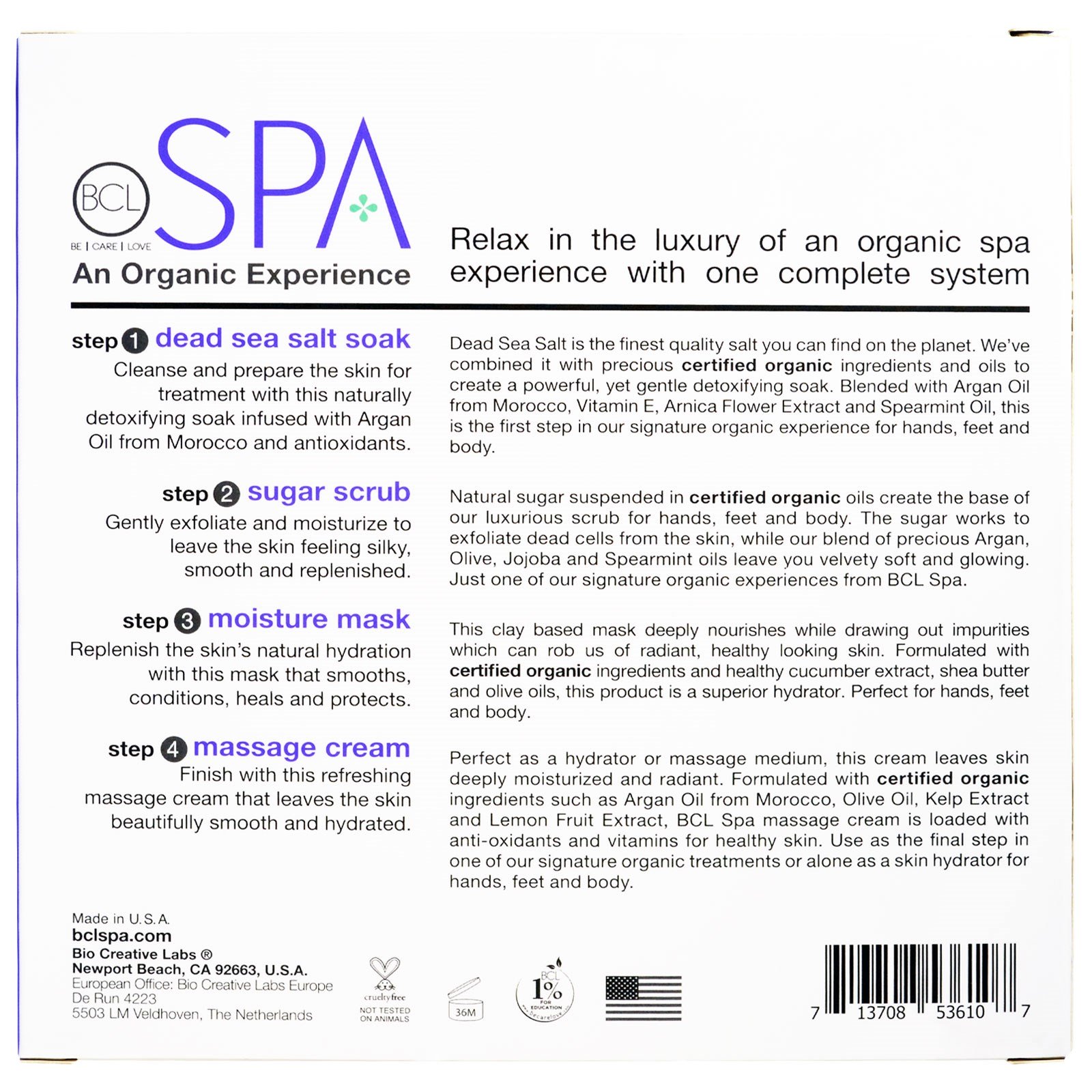 Comprar Petal Fresh, Spa, 4 Step Starter Kit, Calming & Moisturizing, Lavender + Mint, 4 - 3 fl oz (85 ml) Each - Imagem 2