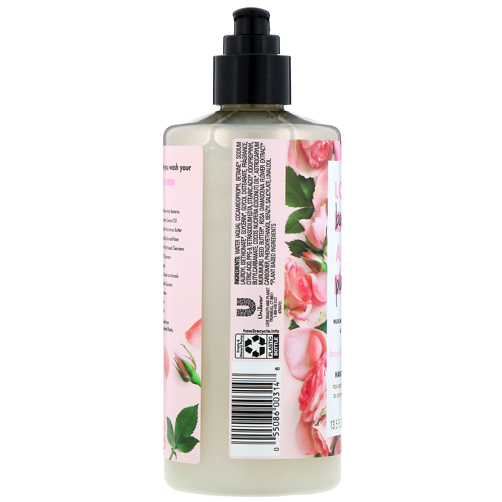 Comprar Love Beauty and Planet, Sabonete para Mãos Bountiful Bouquet, Manteiga de Murumuru e Rosas, 400 ml (13,5 fl oz) - Imagem 2