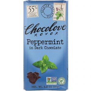 Comprar Chocolove, Peppermint in Dark Chocolate, 55% Cocoa, 3.2 oz (90 g)