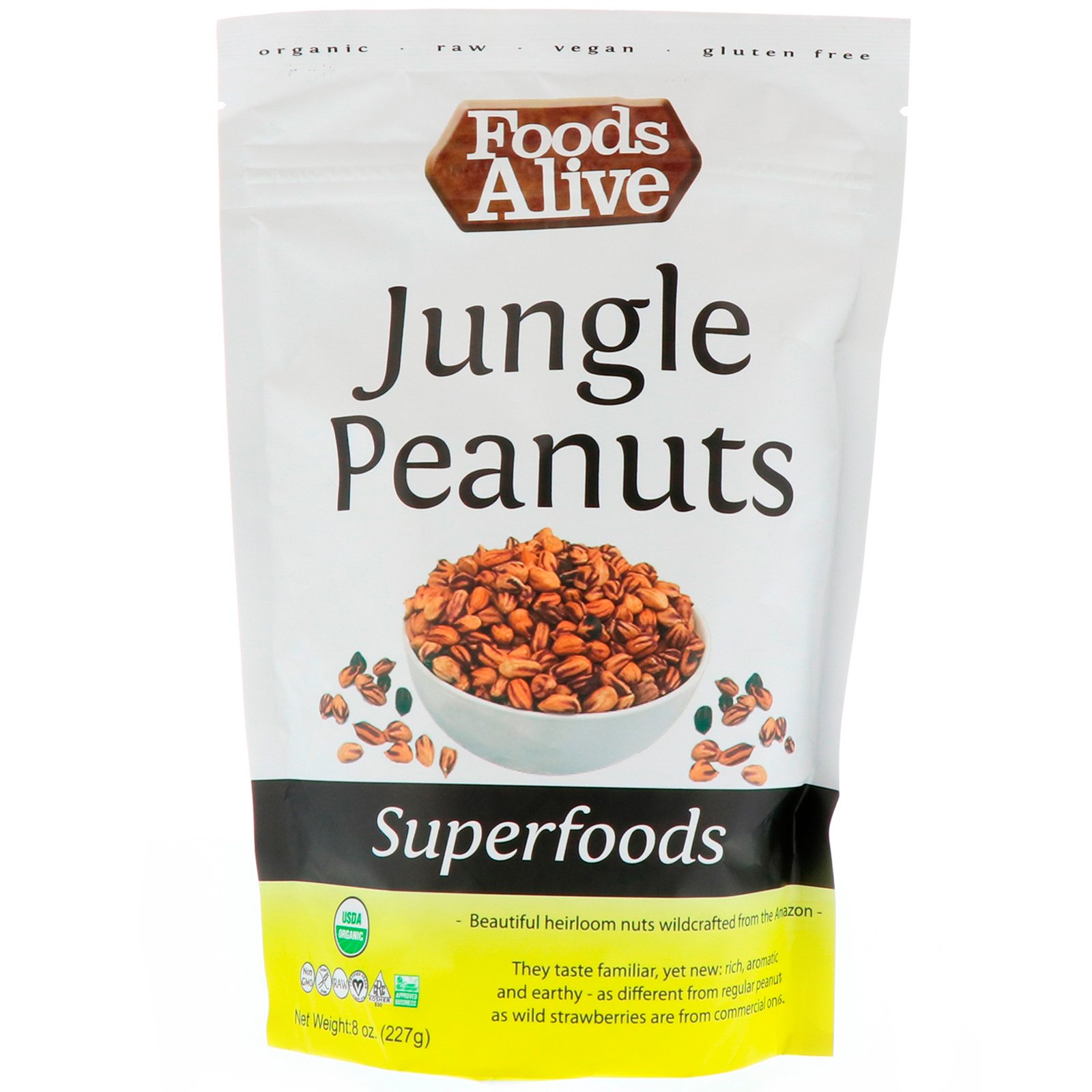 Comprar Foods Alive, Superalimentos, Amendoins da Selva, 227