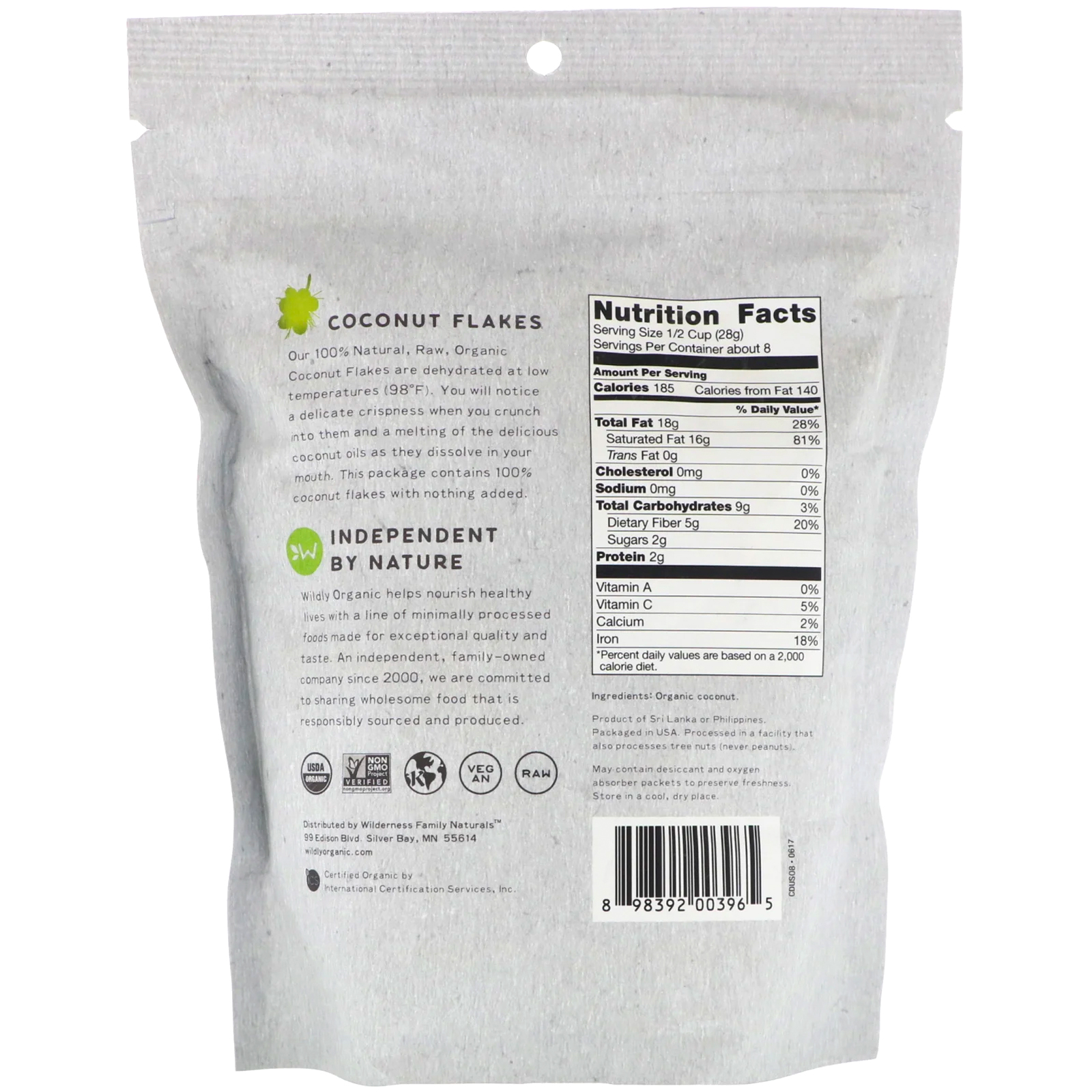 Comprar Wildly Organic, Coconut Flakes, Small, 8 oz (227 g) - Imagem 2
