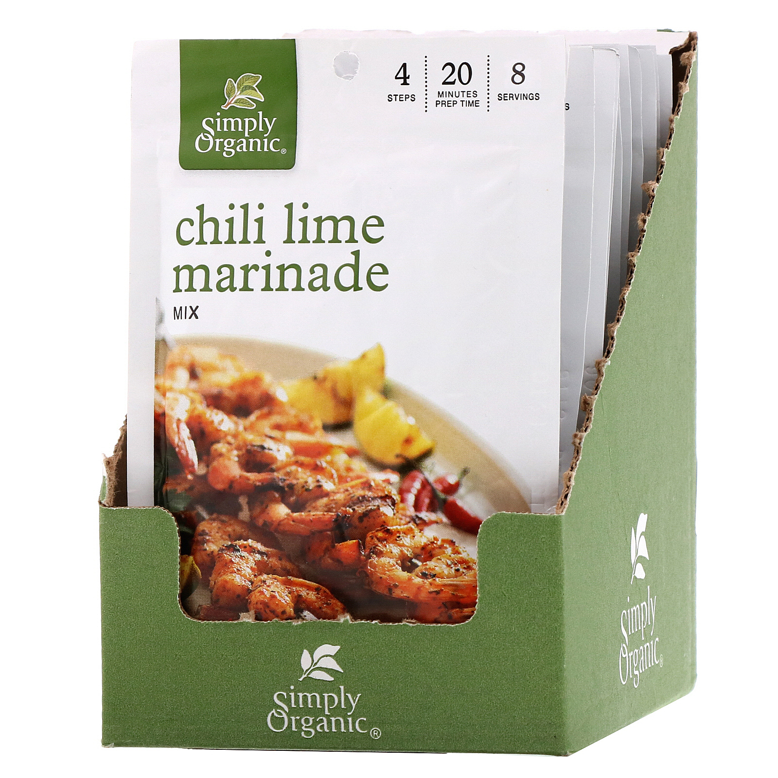 Comprar Simply Organic, Marinada Mix de Limão Picante, 12 Pacotes, 1,00 oz (28 g) Cada