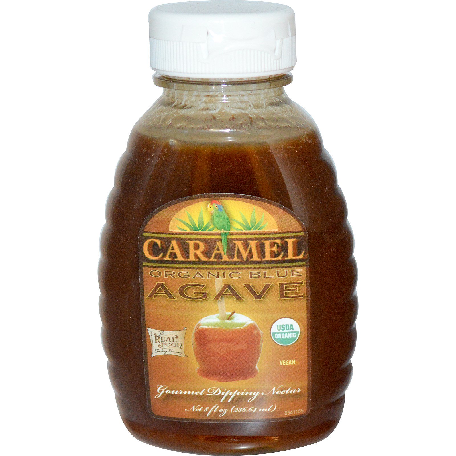 Comprar FunFresh Foods, Agave-Azul Orgânico, Néctar de Gotejamento Gourmet, Caramelo,8 fl oz (236,64 ml)
