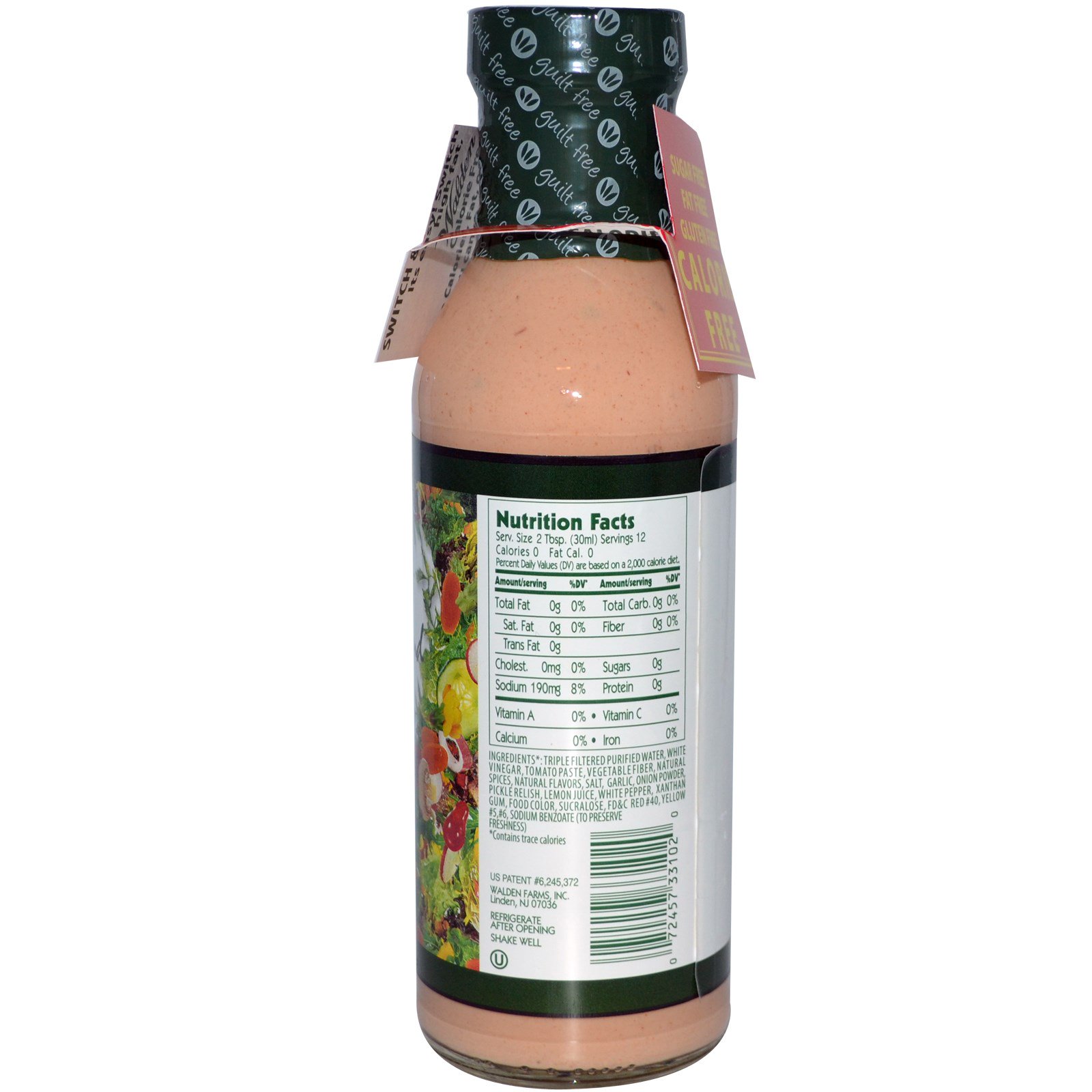 Comprar Walden Farms, Molho para Saladas Thousand Island, frasco de 12 oz (355 ml) - Imagem 2