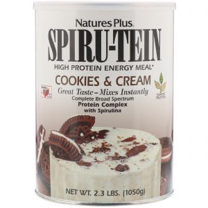 Comprar Nature's Plus, Spiru-Tein, Alimento Energético Altamente Proteico, Cookies e Creme, 2,3 lbs (1050 g)