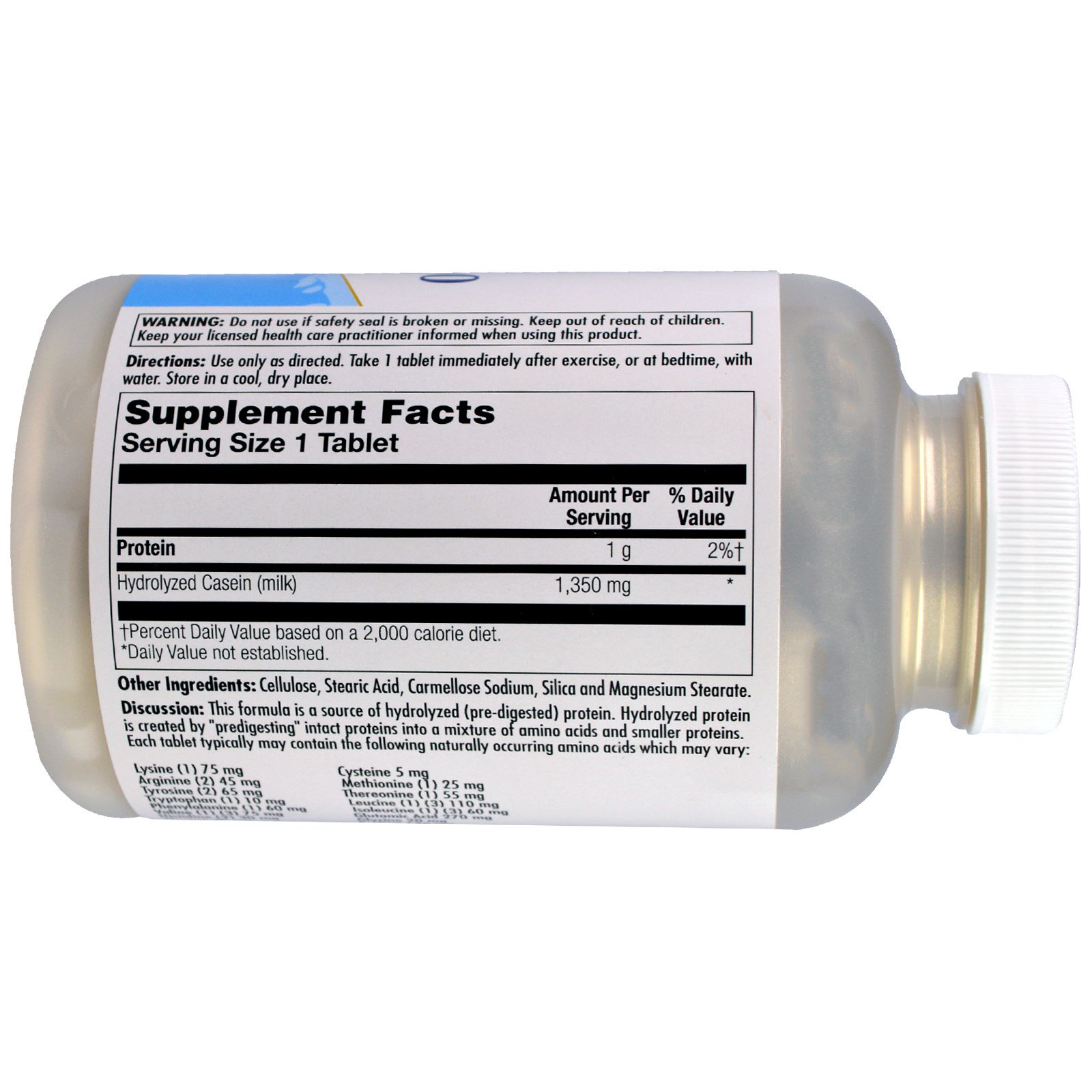 Comprar KAL, Amino Acid Complex 1000, 1000 mg, 100 Tablets - Imagem 2