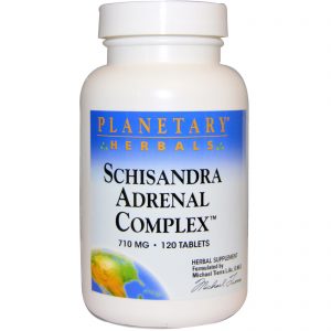 Comprar Planetary Herbals, Complexo de Schisandra Adrenal, 710 mg, 120 Comprimidos