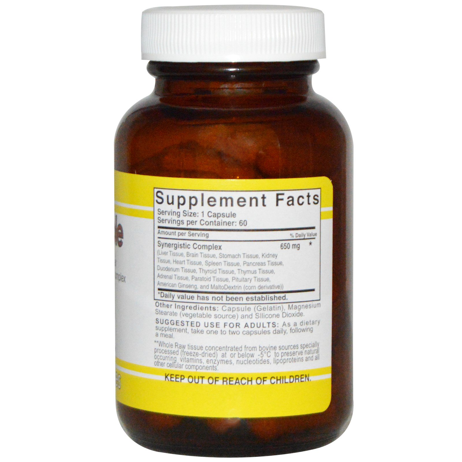 Comprar Natural Sources, Raw Múltiplo, 60 Cápsulas - Imagem 2