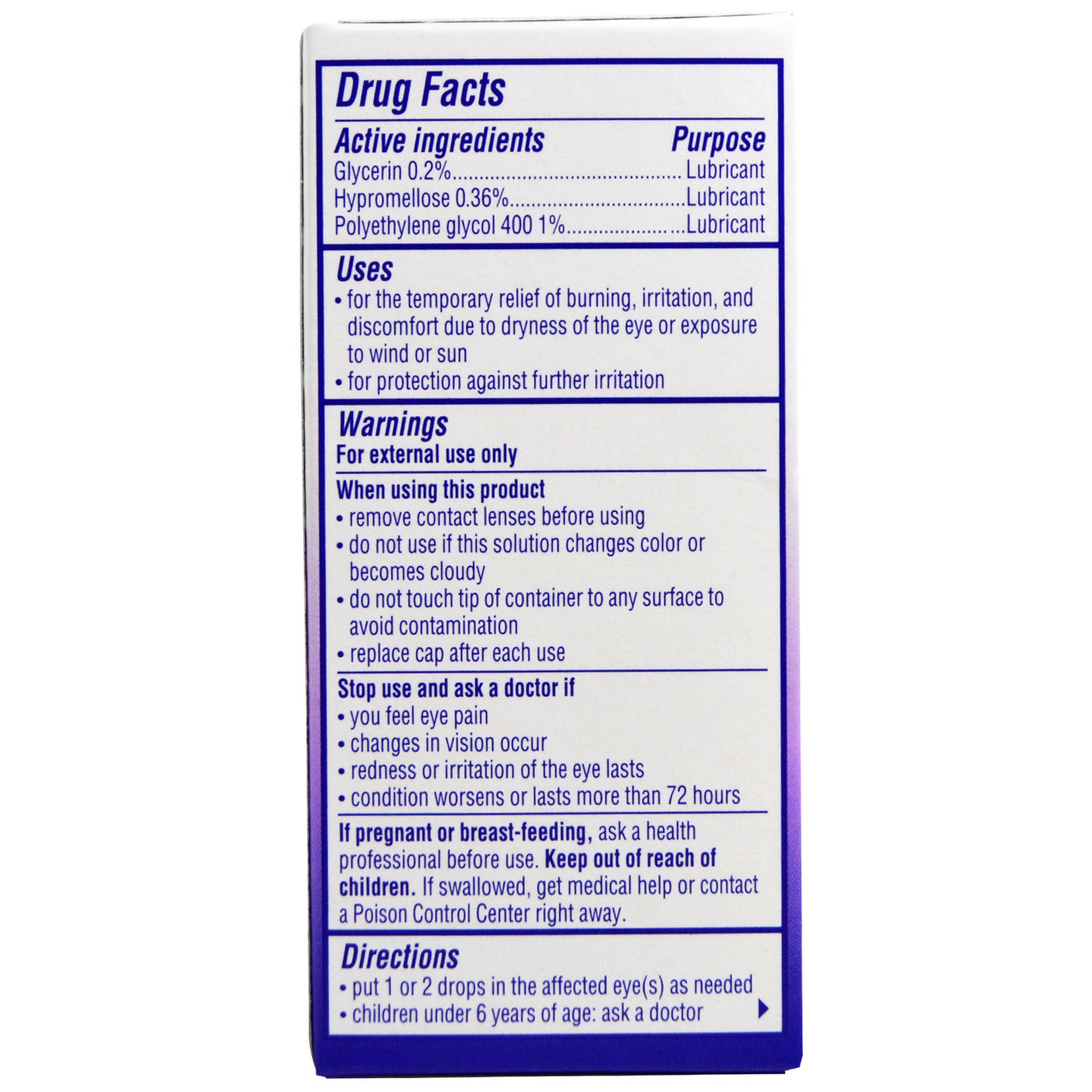 Comprar Visine, Tired Eye Dry Eye Relief, Sterile, 1/2 fl oz (15 ml) - Imagem 3