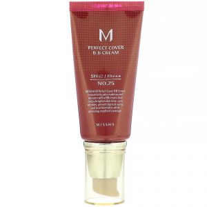 Comprar Missha, M Perfect Cover B.B Cream, SPF 42 PA+++, No. 25 Warm Beige, 1.7 oz (50 ml)