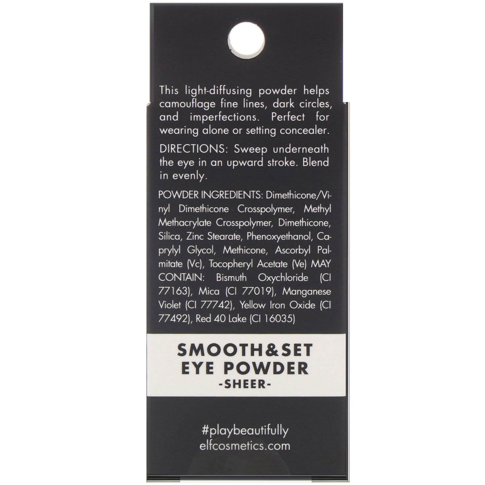 Comprar E.L.F., Smooth & Set, sombra, Sheer, 2,0 g - Imagem 3