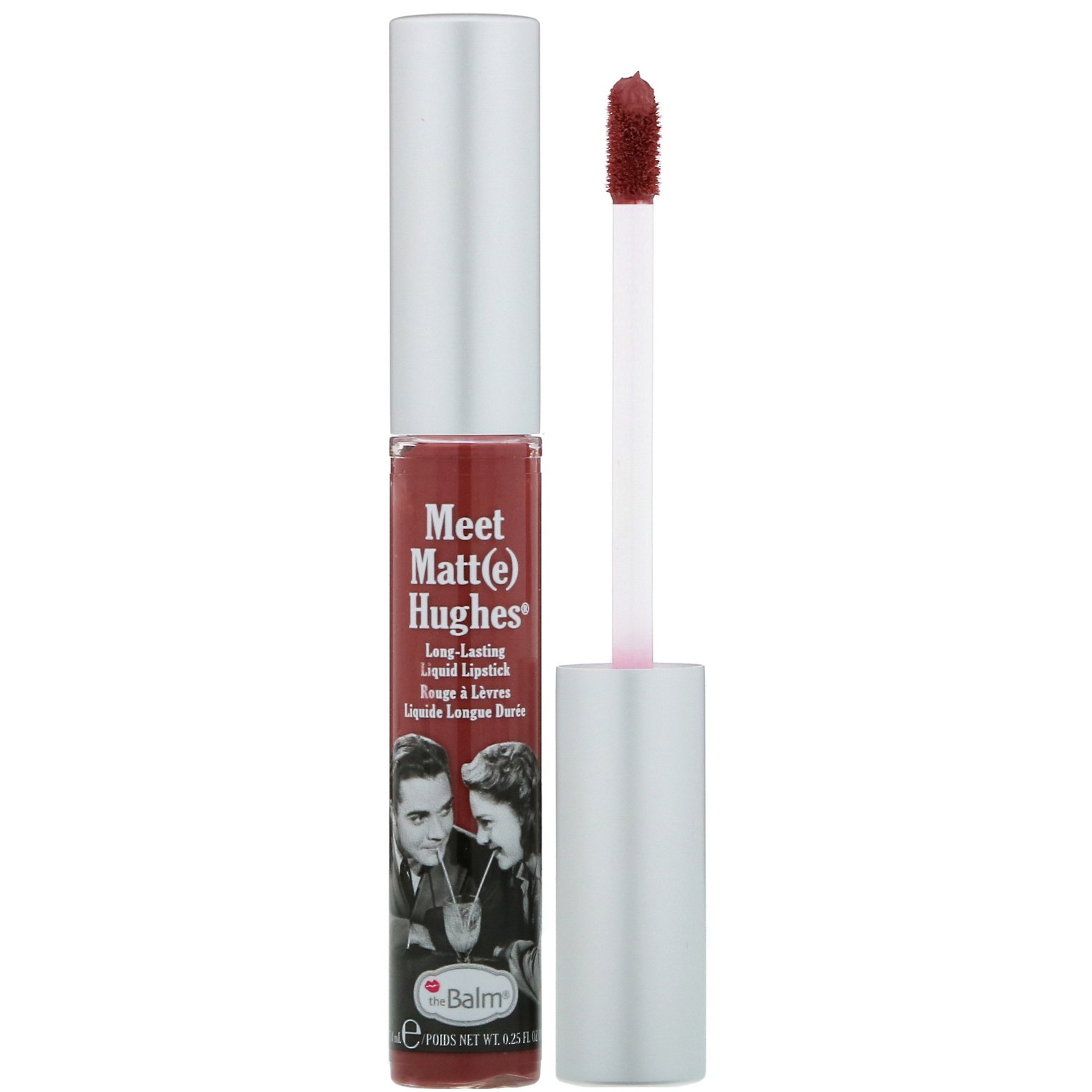 Comprar theBalm Cosmetics, Meet Matt(e) Hughes, Batom líquido de longa duração, Charmoso, 7,4 ml