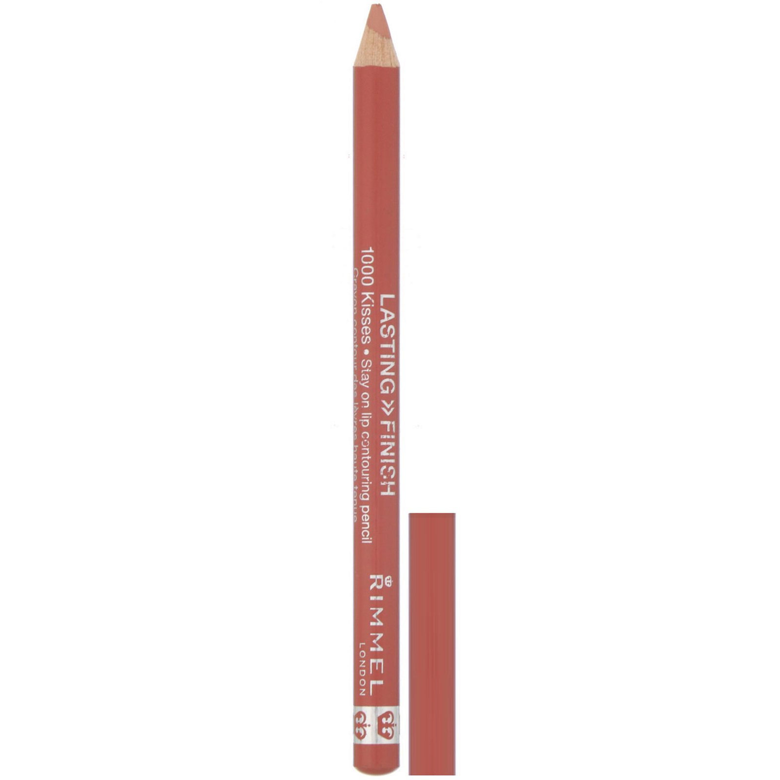 Comprar Rimmel London, Acabamento duradouro, lápis de contorno labial 1000 Kisses Stay On, 080 Nude corado, 1,2 g