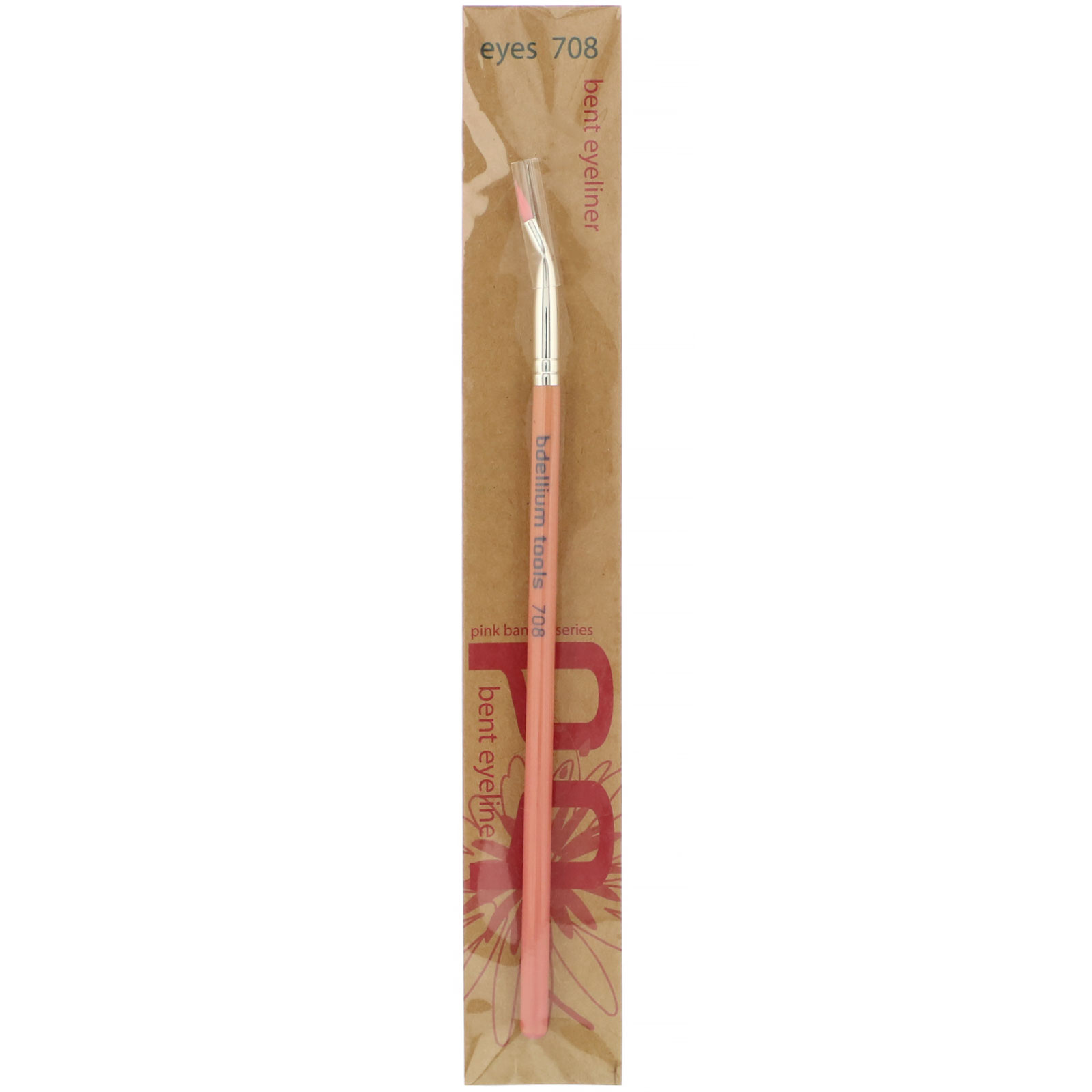 Comprar Bdellium Tools, Pink Bambu Series, Eyes 708, 1 Pincel Bent Eyeliner - Imagem 2