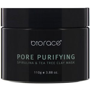 Comprar Biorace, Purificador de poros, Máscara de argila com spirulina e melaleuca, 110 g