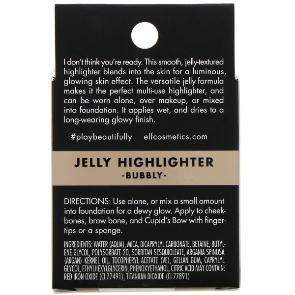 Comprar E.L.F., Jelly Highlighter, Bubbly, 13 ml (0,44 fl oz) - Imagem 4