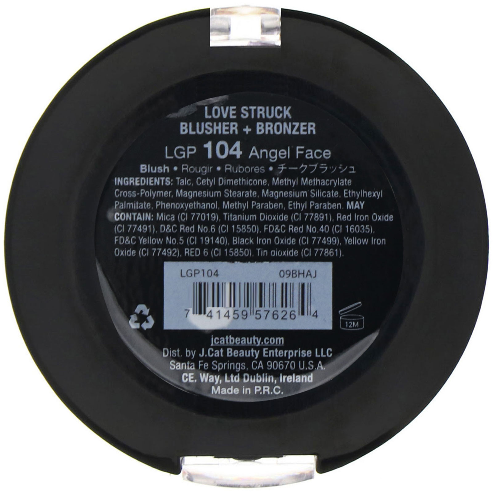 Comprar J.Cat Beauty, Love Struck, blush + bronzeador, LGP 104 Rosto de anjo, 7,5 g - Imagem 3