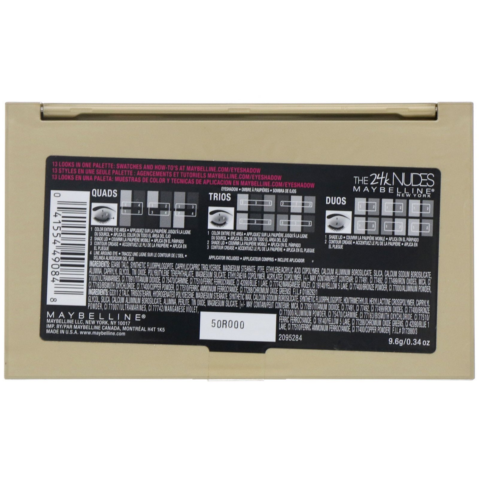 Comprar Maybelline, Paleta de sombras 24K Nudes 9,6 g - Imagem 3