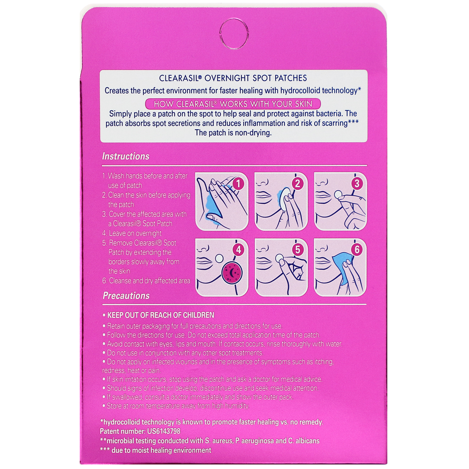 Comprar Clearasil, Overnight Spot Patches, 18 Patches - Imagem 2