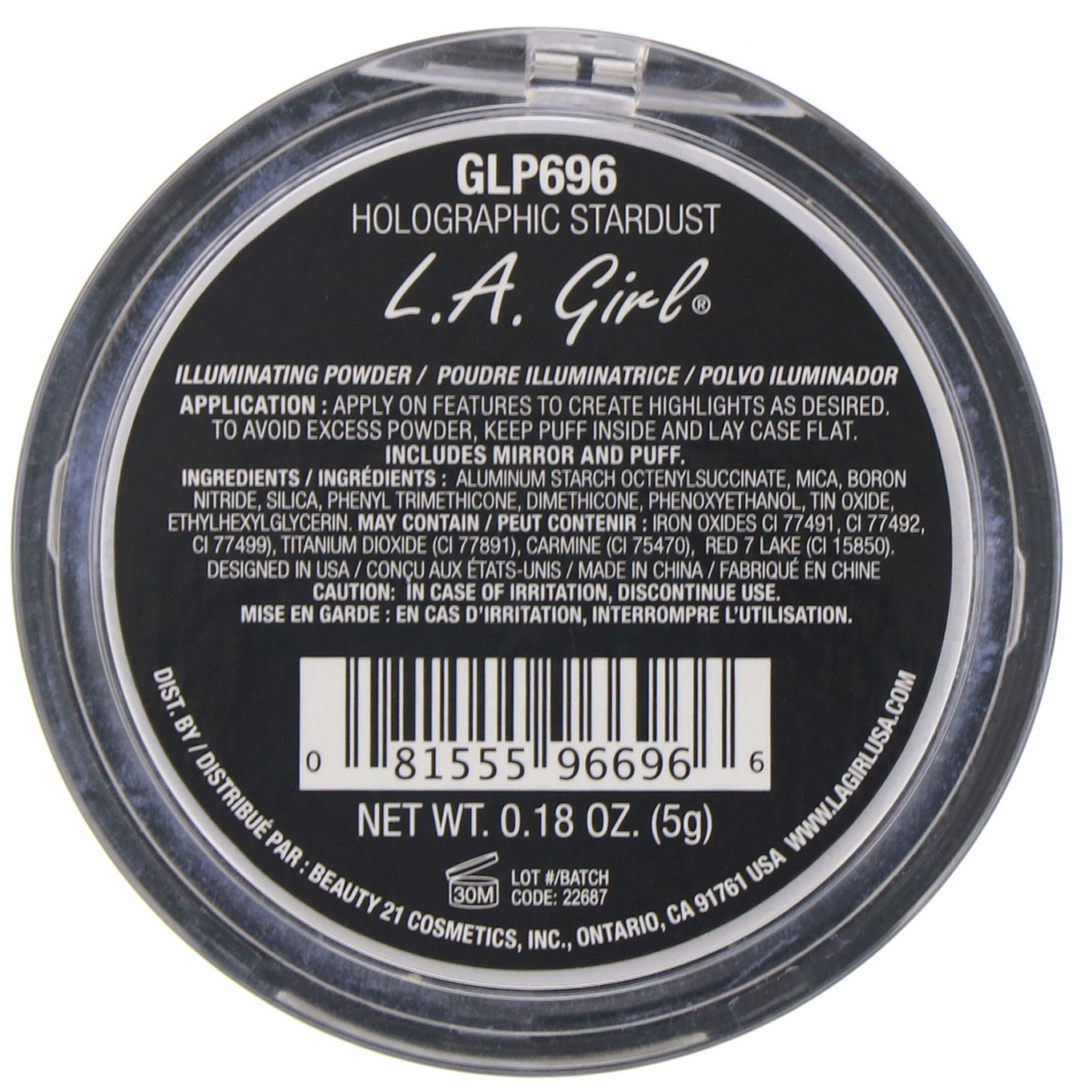 Comprar L.A. Girl, Luminous Glow, pó luminoso, Holographic Stardust, 5 g - Imagem 3