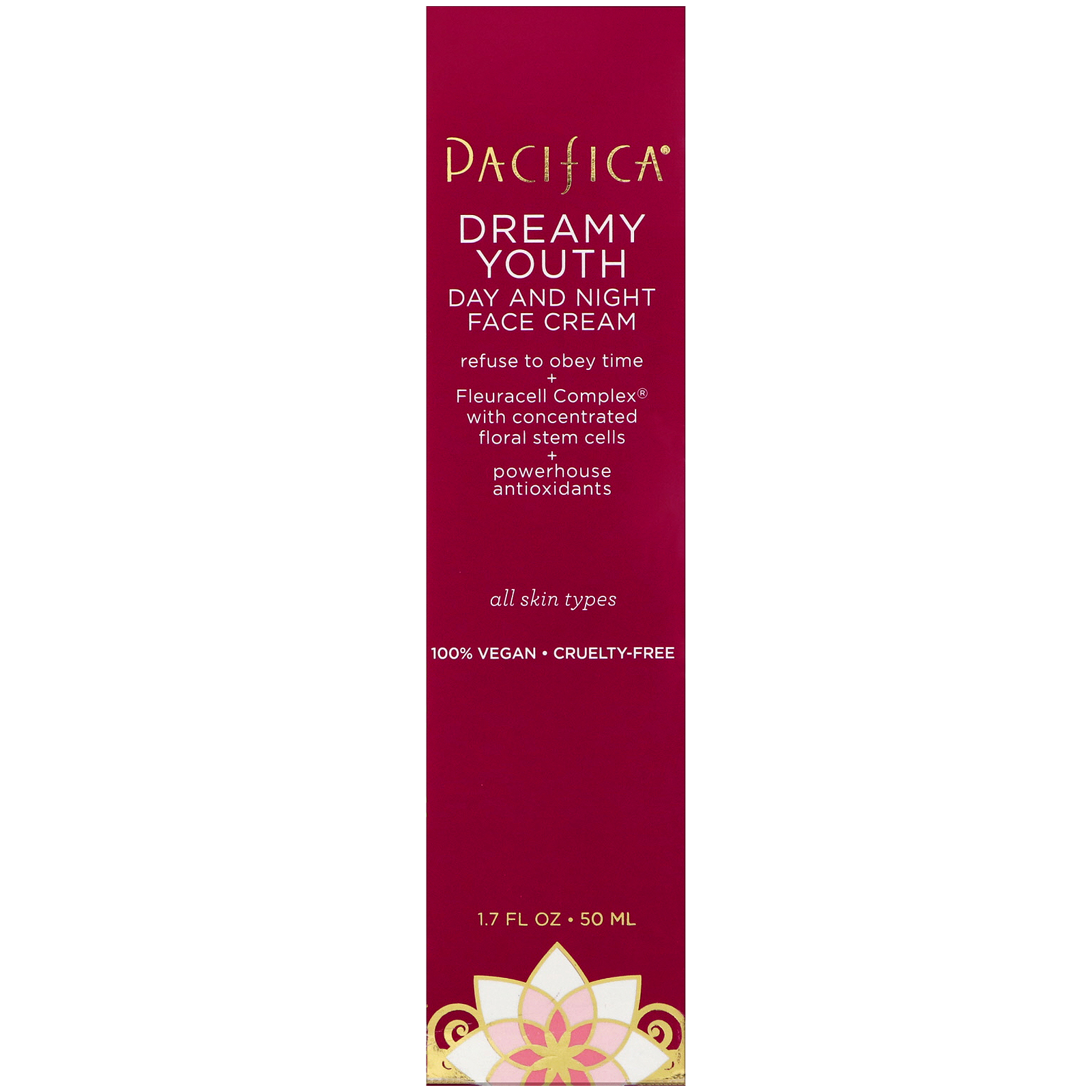 Comprar Pacifica, Dreamy Youth, Creme Facial Diurno e Noturno, Todos os Tipos de Pele, 50 ml (1,7 fl oz) - Imagem 2