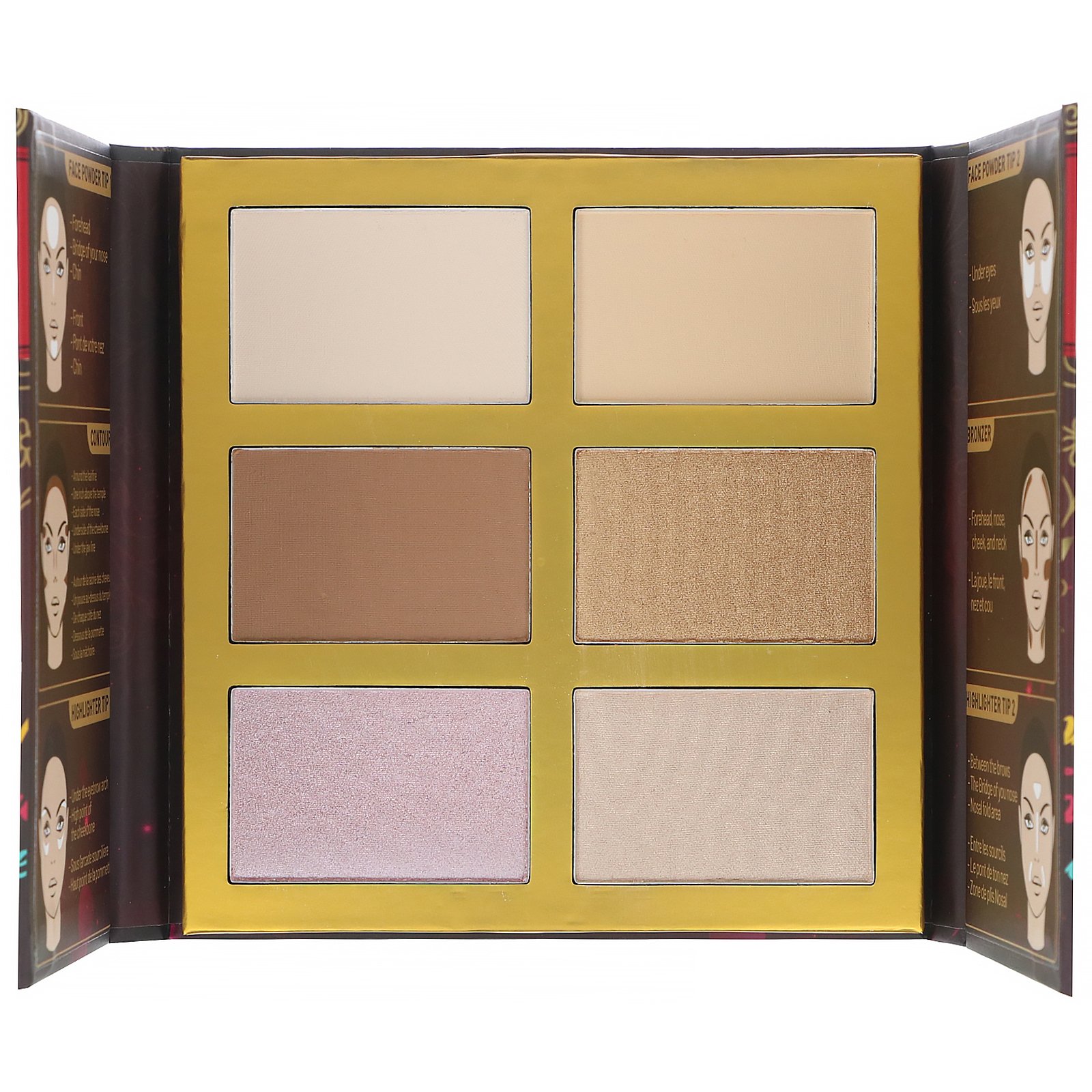 Comprar J.Cat Beauty, Symphony Face Obsession, Paleta de iluminador, contorno e bronzer, SFO101 #1 Clara/Média, 27,5 g