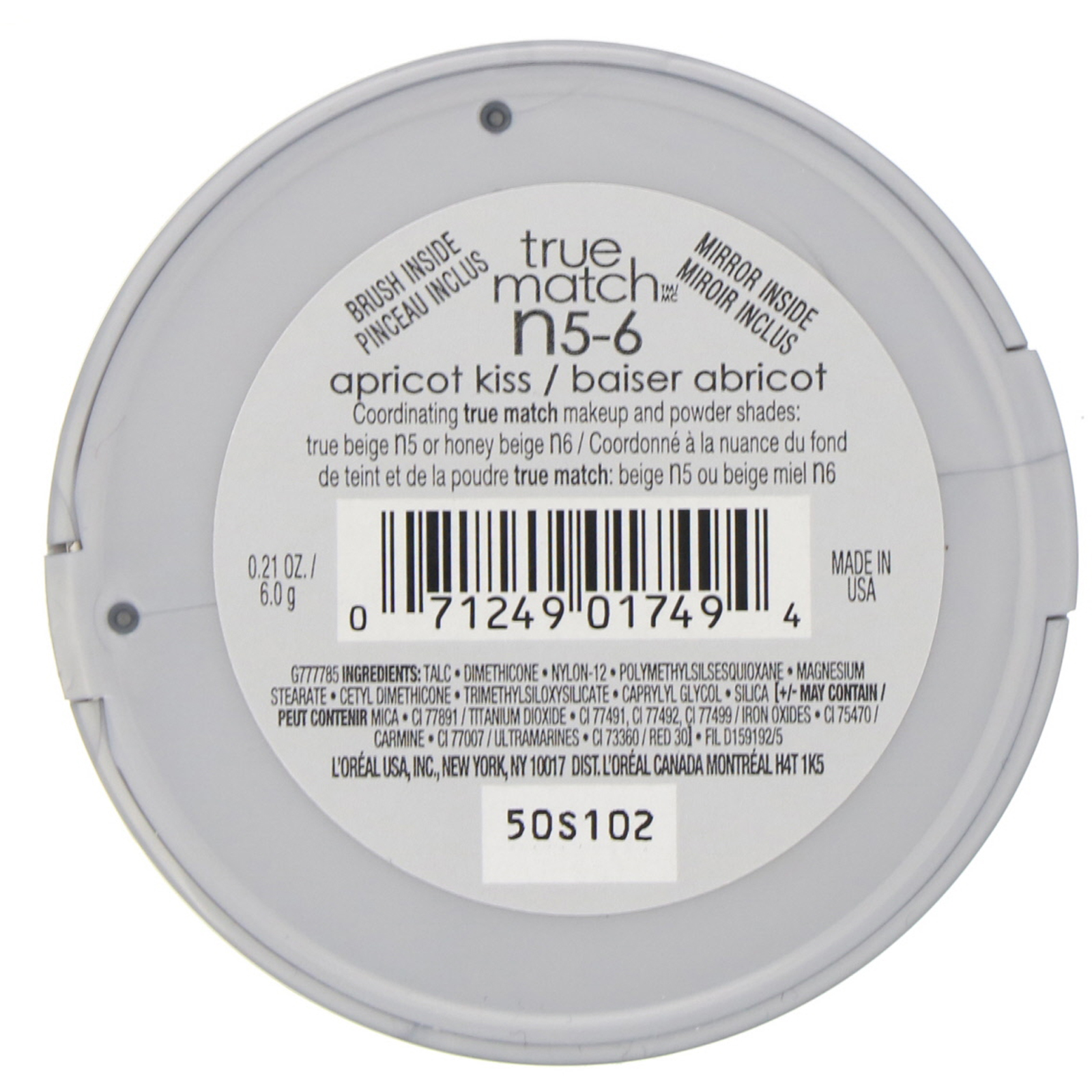 Comprar L'Oreal, True Match Super-Blendable Blush, N5-6 Beijo de damasco, 6 g - Imagem 3