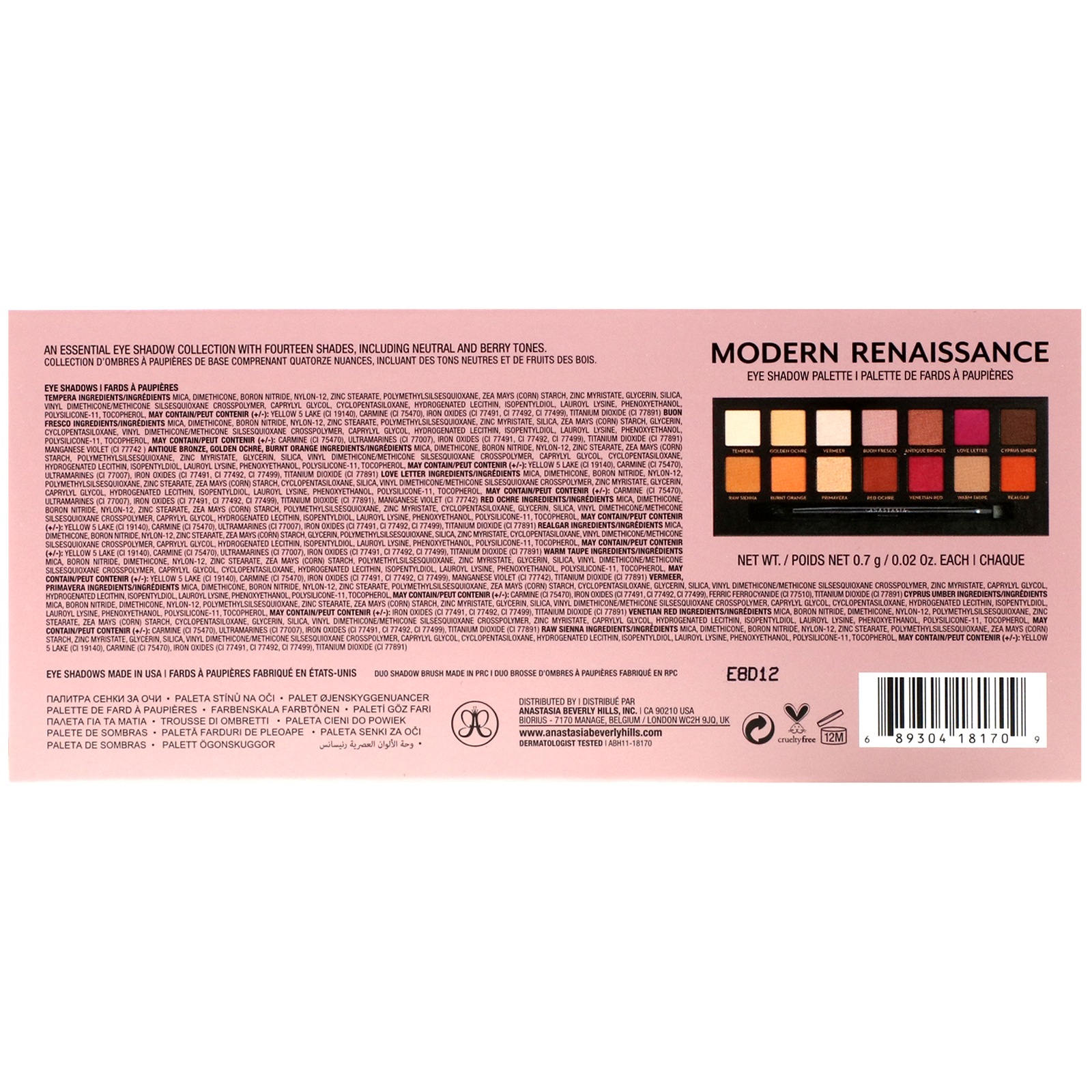 Comprar Anastasia Beverly Hills, Modern Renaissance, Eyeshadow Palette, 0.28 oz (9.8 g) - Imagem 3