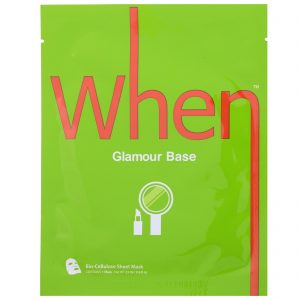 Comprar When Beauty, Glamour Base, Bio-Cellulose Sheet Mask, 1 Sheet, 0.8 fl oz (23 ml)