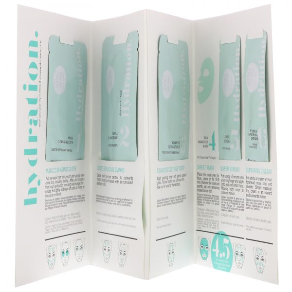 Comprar SFGlow, 6 Step Facial In A Box, Hydration, 1 Set - Imagem 4