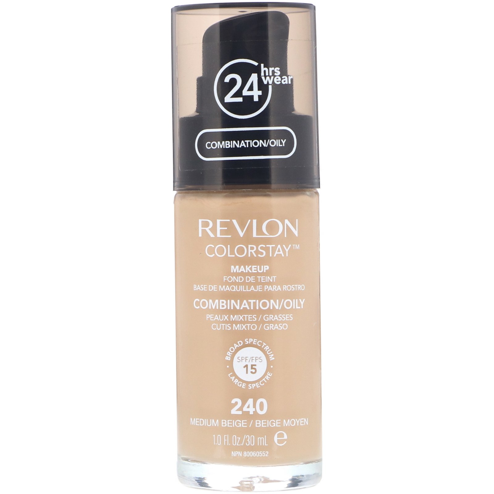 Comprar Revlon, Colorstay, maquiagem, mista/oleosa, 240 Bege médio, 30 ml
