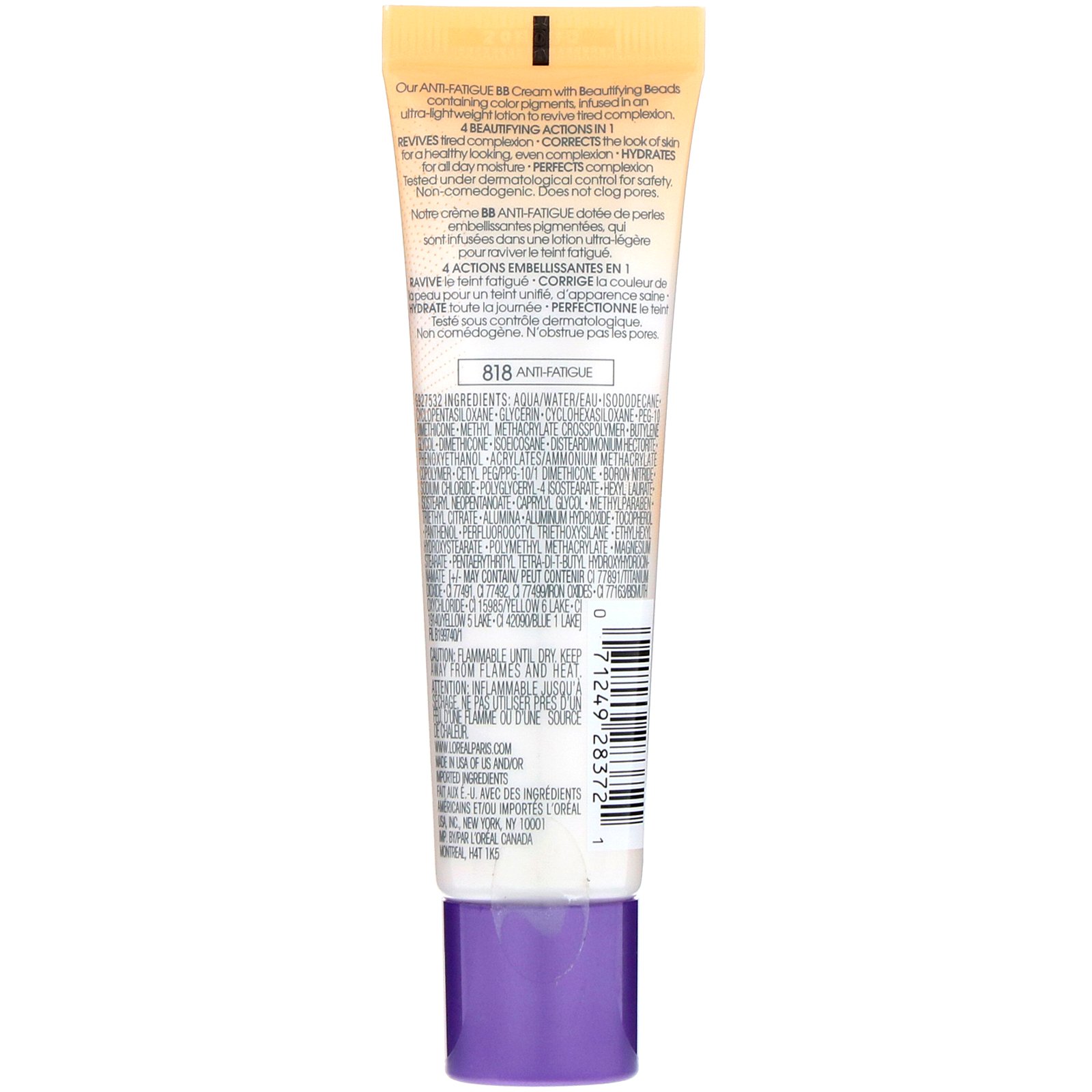 Comprar L'Oreal, Magic Skin Beautifier, BB Cream, 818 Anti-Fatigue, 1 fl oz (30 ml) - Imagem 2