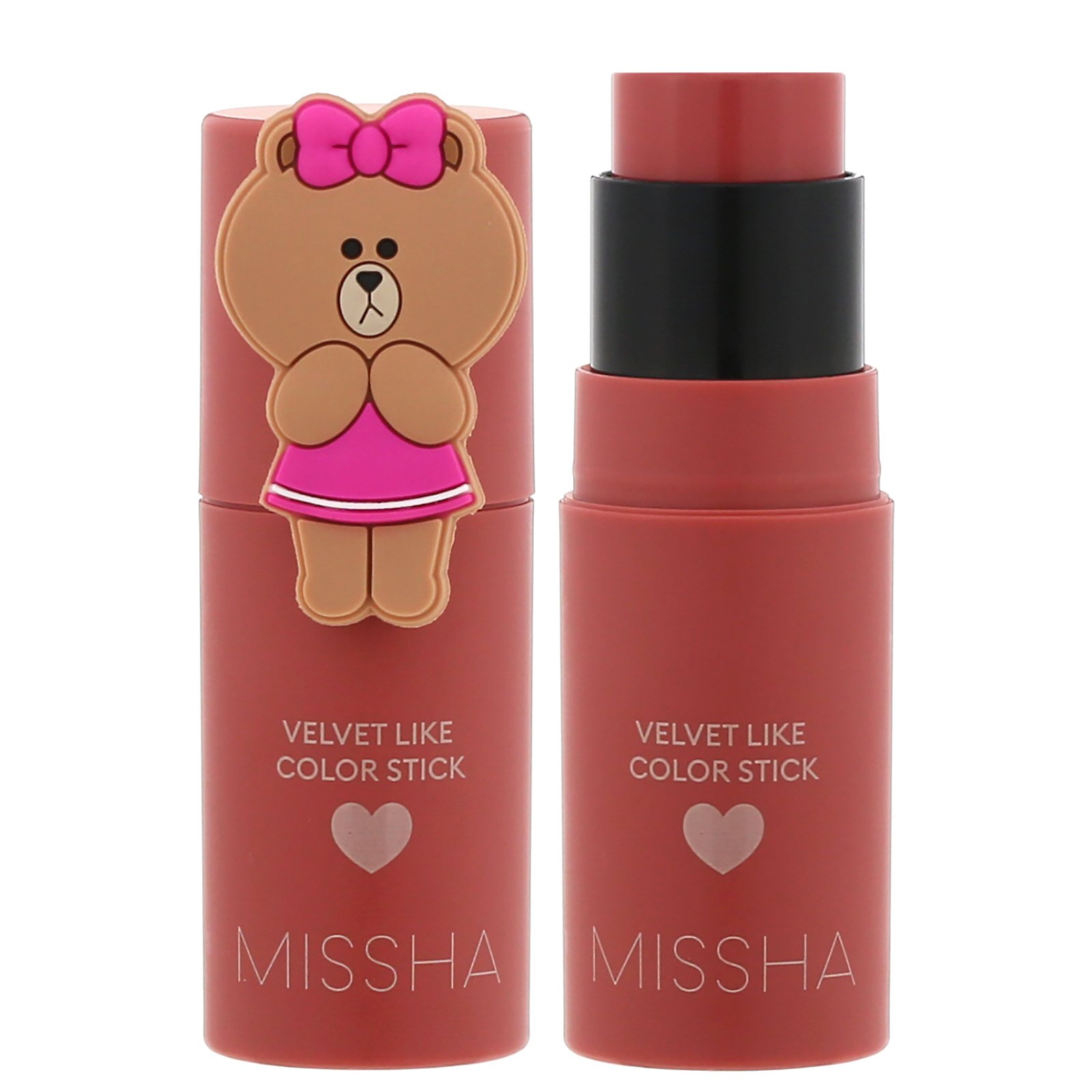 Comprar Missha, Edição Line Friends, Velvet Like Color Stick, Mystery Rose, 7 g (0,24 oz)