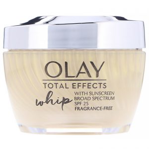 Comprar Olay, Total Effects Whip, Hidratante ativo com protetor solar, SPF 25, Sem perfume, 48 g (1,7 oz)
