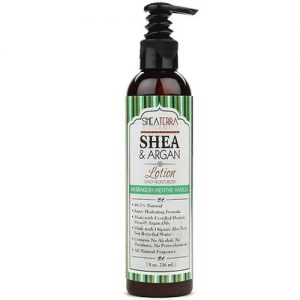 Comprar Shea Terra Organics, Hidratante Corporal de Manteiga de Karité e Argan, Baunilha e Menta - 236 ml (8 fl oz)