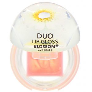 Comprar Blossom, Brilho Labial Duplo, Flor Branca, 0,28 oz (8 g)