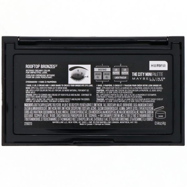 Comprar Maybelline, Paleta de sombras The City Mini, 400 Rooftop Bronzes, 4 g - Imagem 4