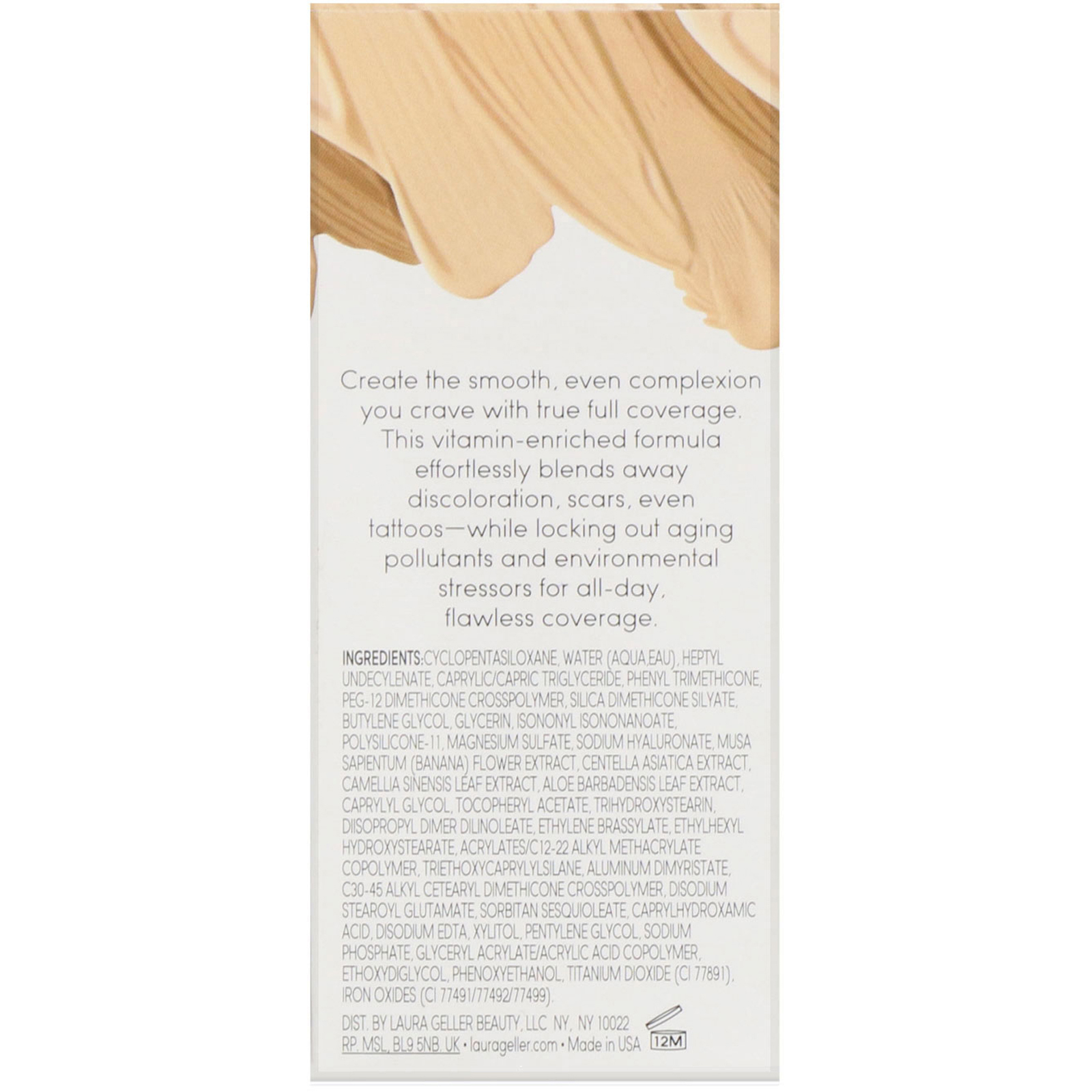 Comprar Laura Geller, Base em creme Cover Lock, Clara, 30 ml - Imagem 3