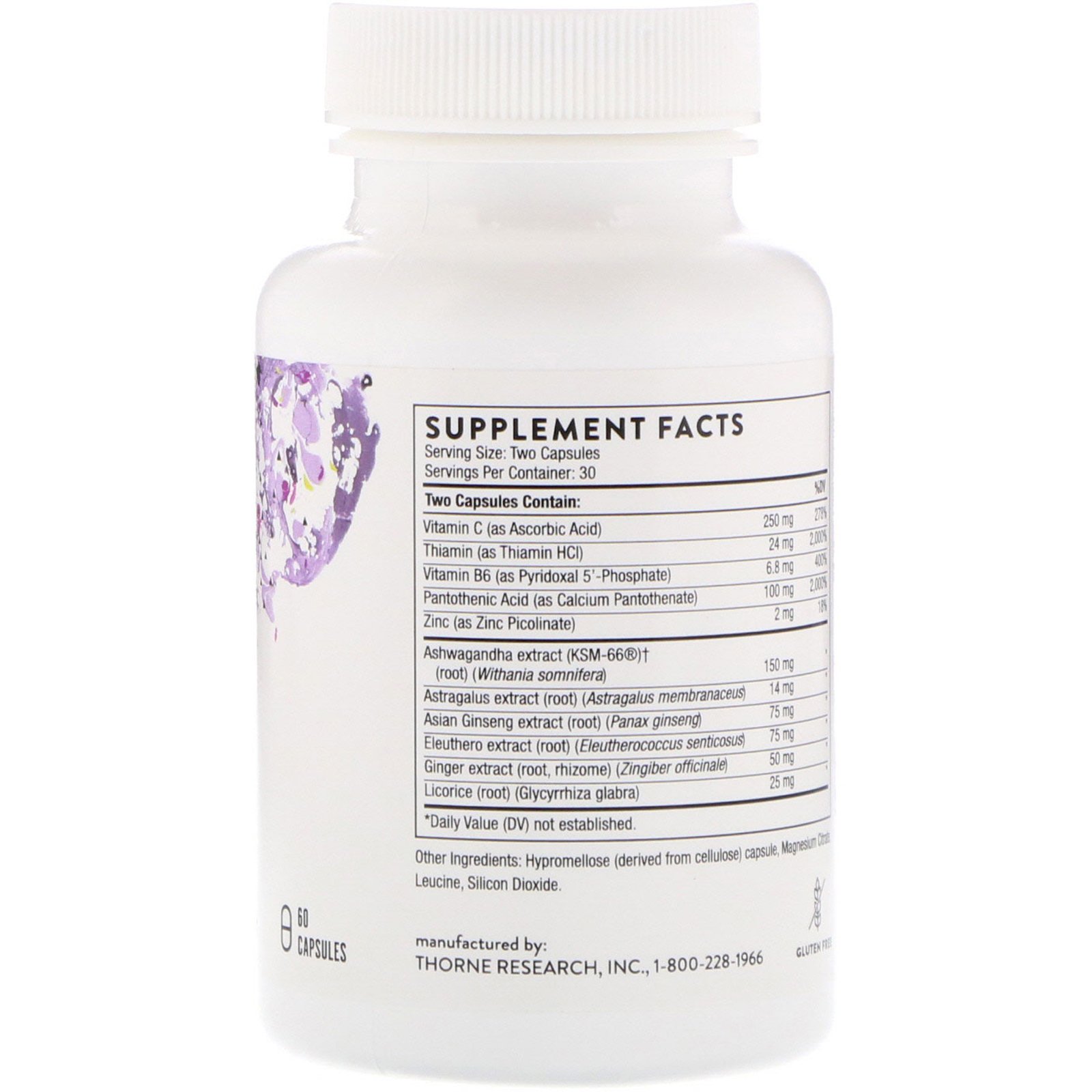Comprar Thorne Research, Phytisone, 60 cápsulas - Imagem 2