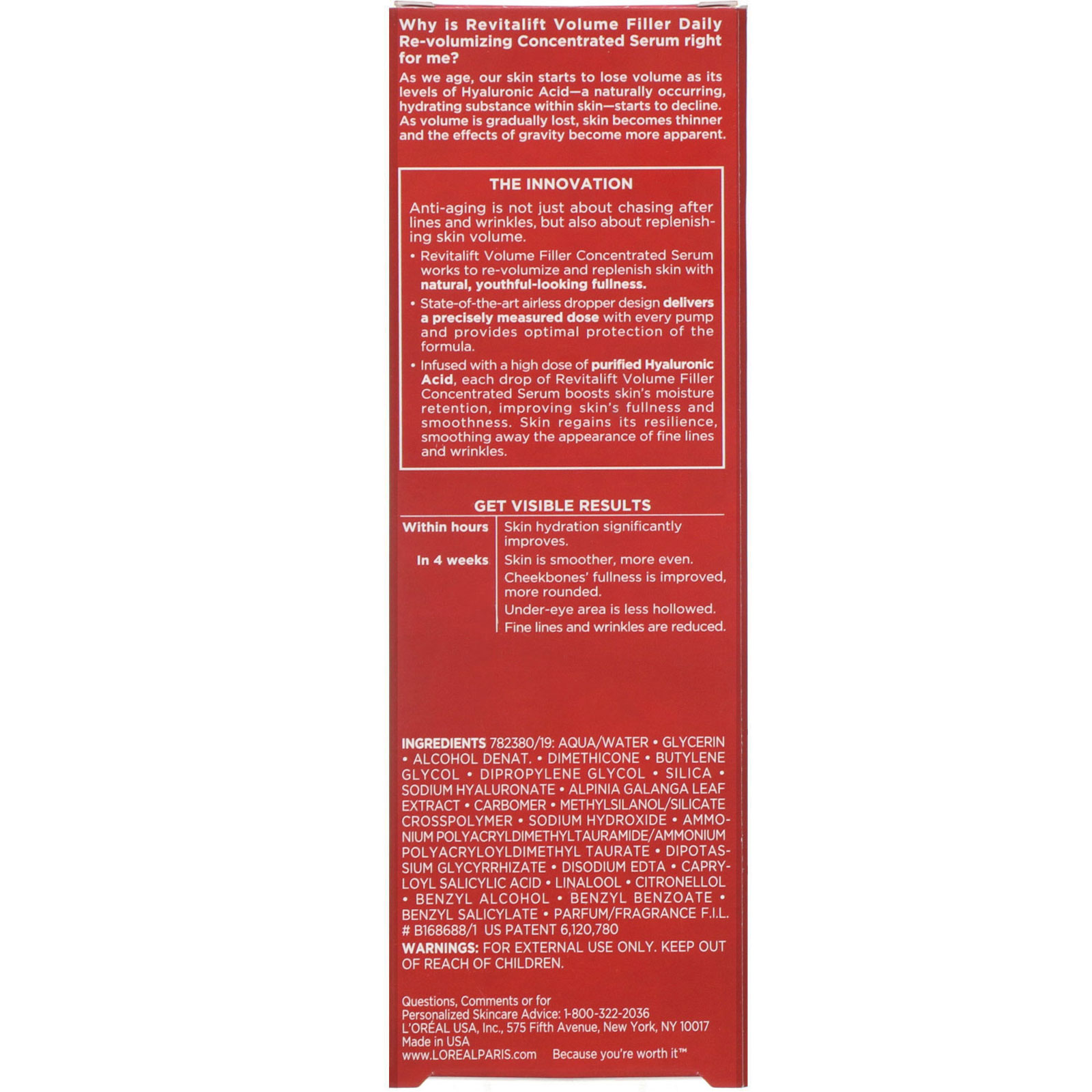 Comprar L'Oreal, Revitalift Volume Filler, sérum concentrado diário revolumizador, 15 ml - Imagem 3