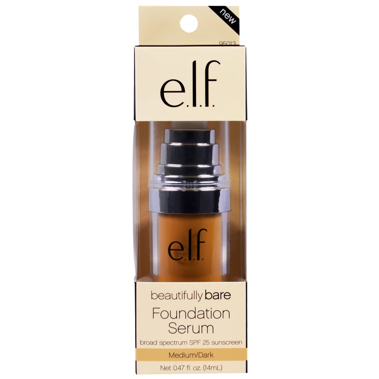 Comprar E.L.F., Beautifully Bare Foundation Serum, SPF 25, Medium/Dark, 0.47 fl oz (14 ml) - Imagem 2