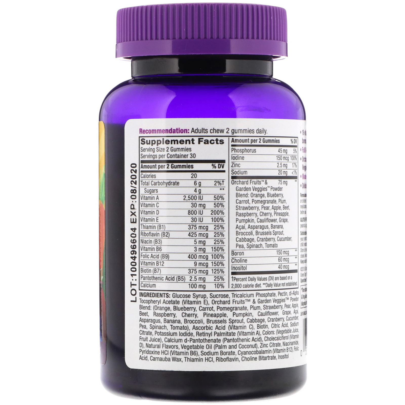 Comprar Nature's Way, Alive! Vitaminas em Gomas para Mulheres, Excelente Sabor de Frutas, 60 Gomas - Imagem 2