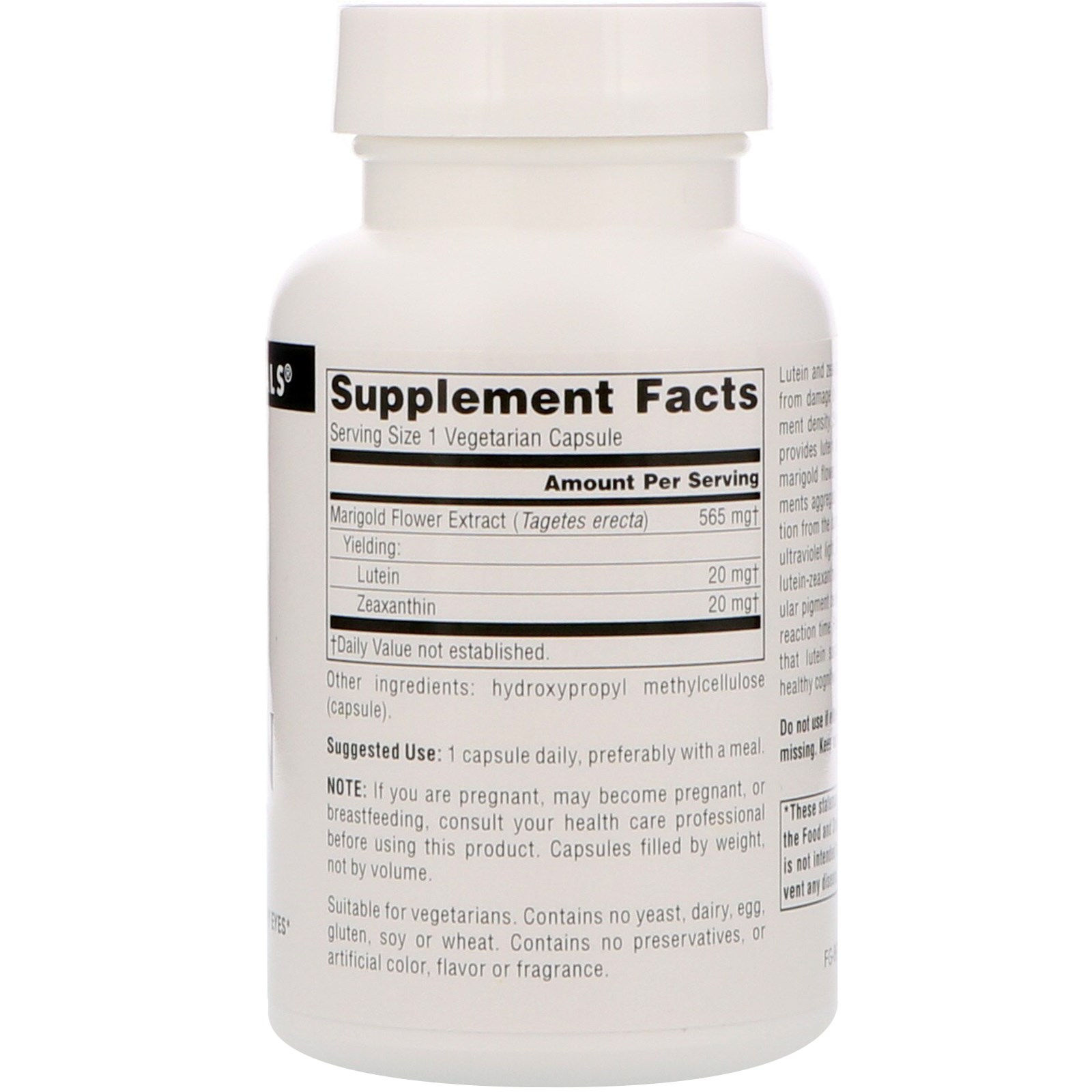 Comprar Source Naturals, Zea-Tein 20/20, 60 cápsulas vegetarianas - Imagem 2