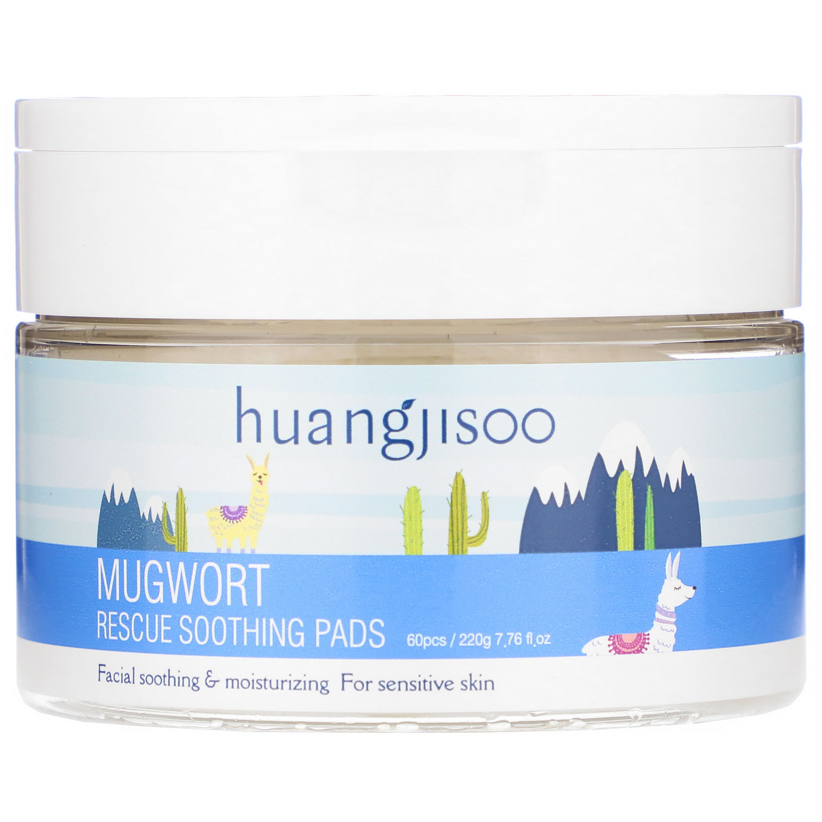 Comprar Huangjisoo, Mugwort, Rescue Soothing Pads, 60 Pads, 7.76 fl oz (220 g)
