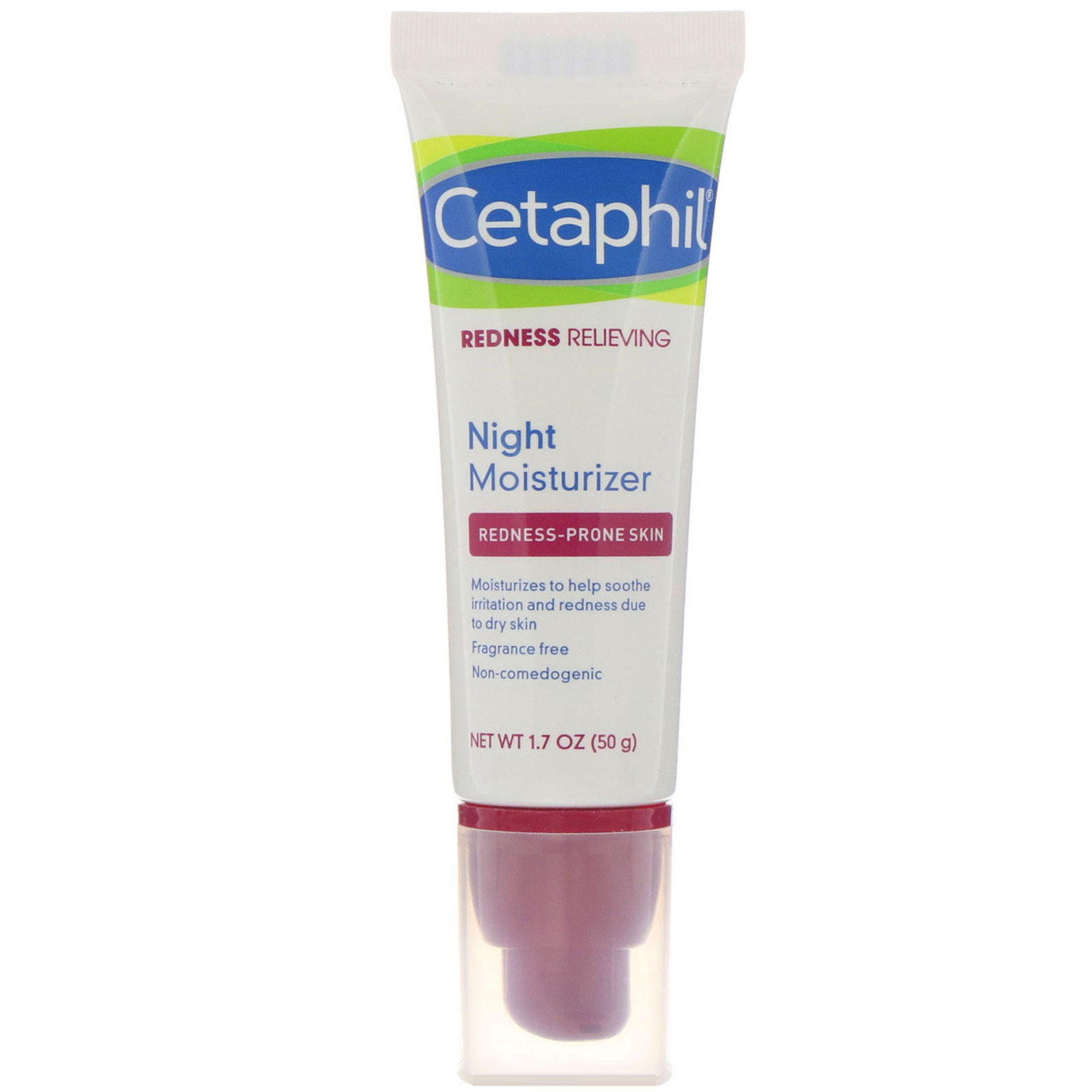 Comprar Cetaphil, Redness Relieving, Night Moisturizer, 1.7 oz (50 g)