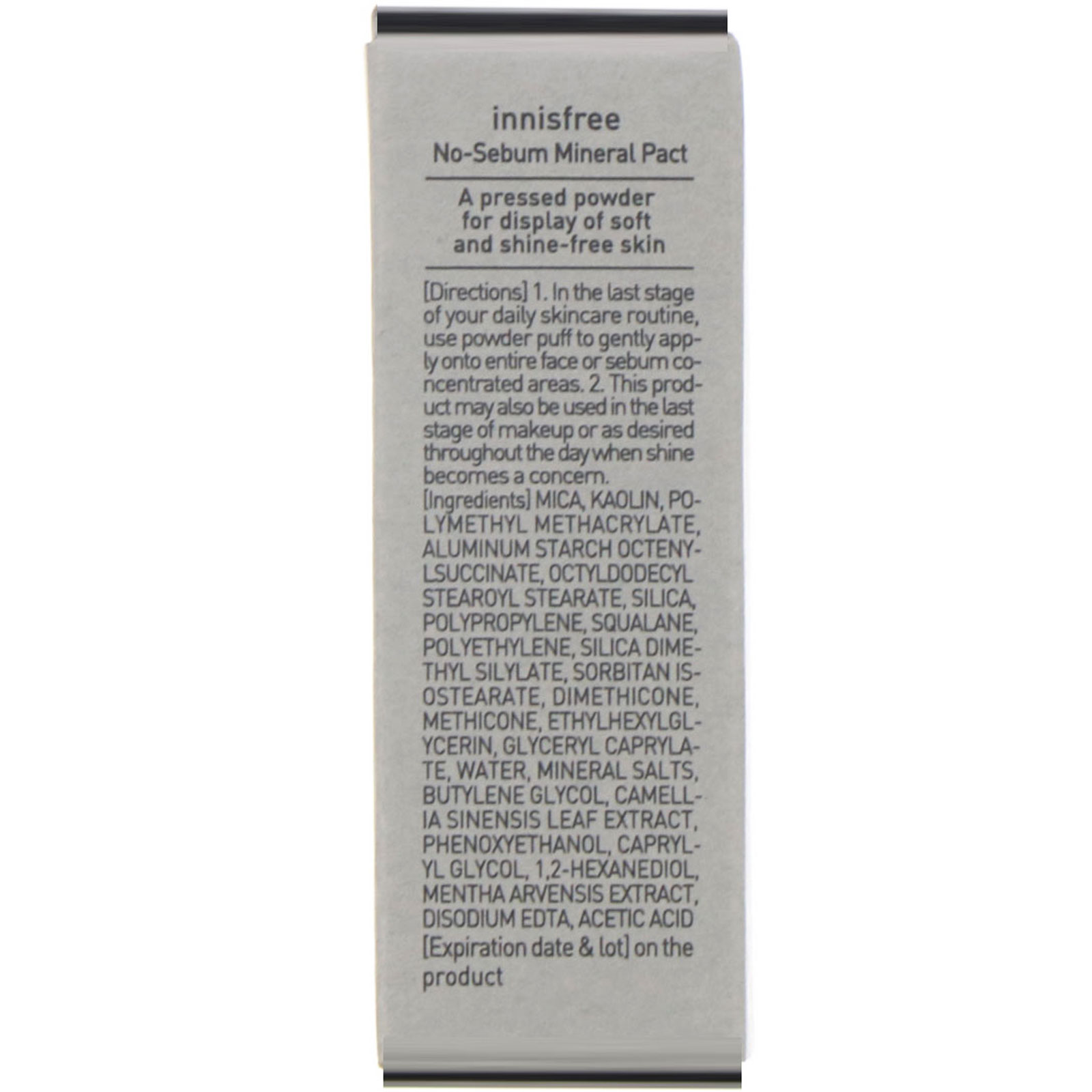 Comprar Innisfree, No-Sebum Mineral Pact, 8,5 g (0,29 oz) - Imagem 3