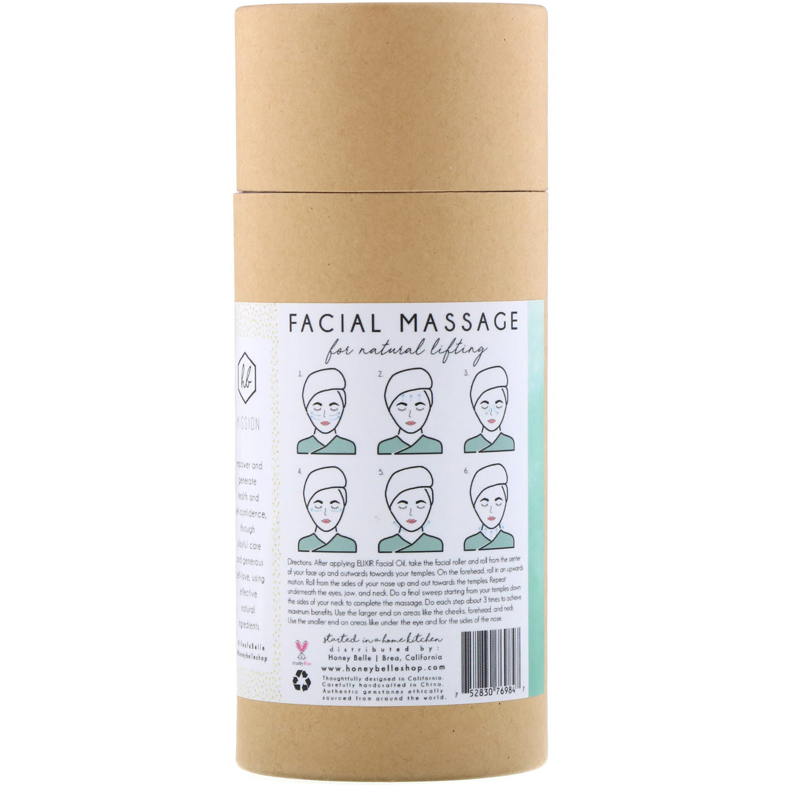 Comprar Honey Belle, Massageador Facial de Jade, 1 Massageador - Imagem 3